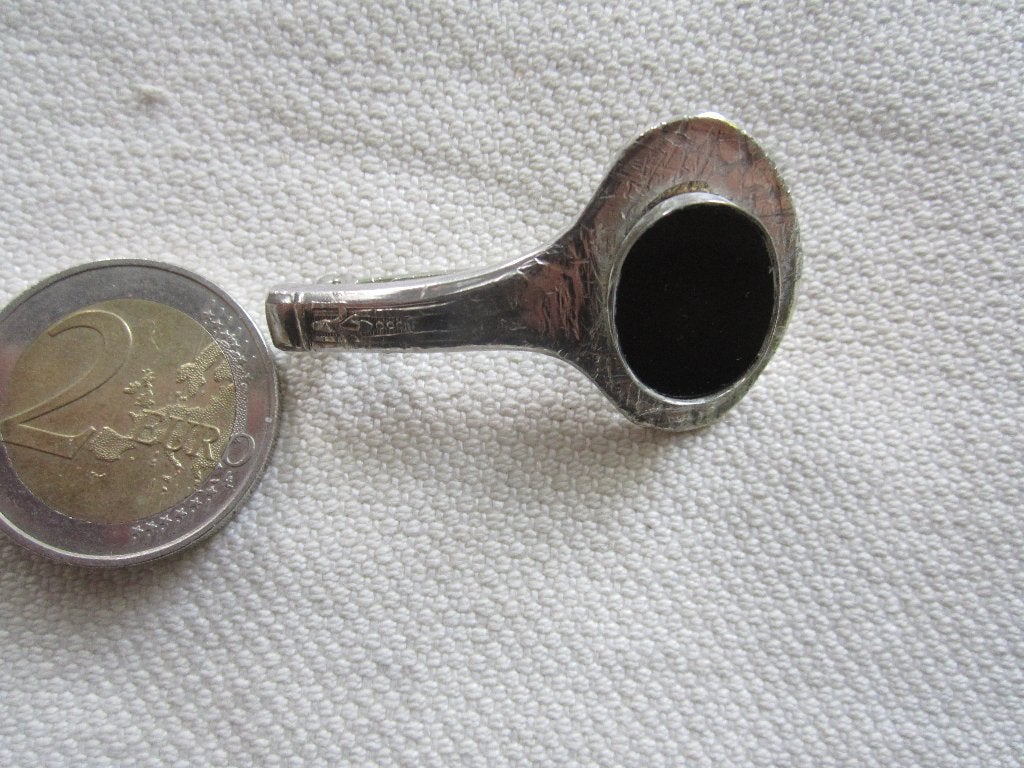 15.   Aparte oude broche, zilver, Sieraden, Tassen en Uiterlijk, Ophalen, Zilver, Broche