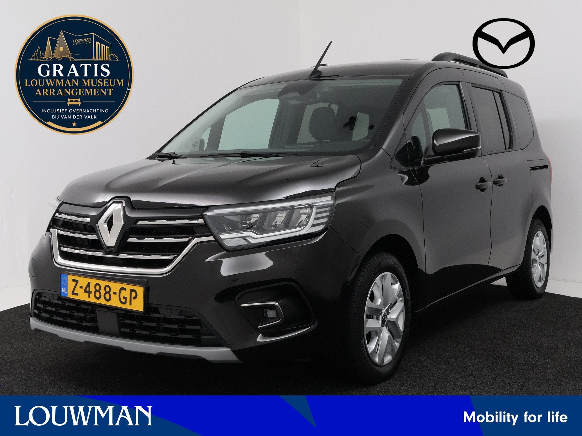 Renault Kangoo 1.3 TCE | Navi | Camera | Stoelverwarming | G, 12 maanden, Gebruikt, 4 cilinders, Leder en Stof