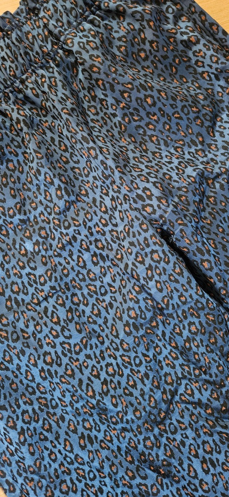 By-Bar broek met luipaardprint, maat M, Maat 38/40 (M), Blauw, Ophalen of Verzenden, Zo goed als nieuw