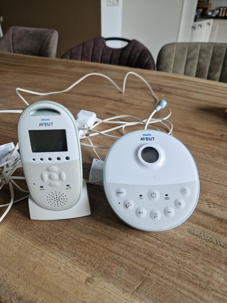 Philips Avent Babyfoon met Temperatuur Alarm en Slaapliedjes, Kinderen en Baby's, Babyfoons, Ophalen of Verzenden, Gebruikt, 250 meter of meer