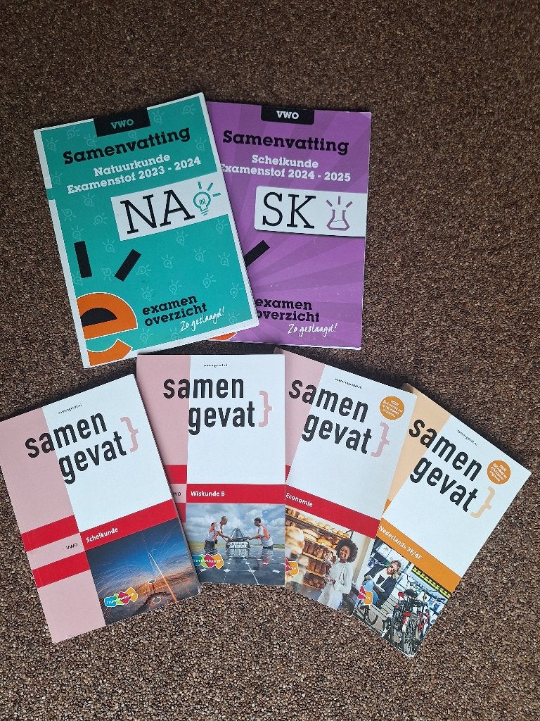 Samenvattingen/Examenbundels VWO (8 stuks), Ophalen of Verzenden, Zo goed als nieuw, VWO, ThiemeMeulenhoff