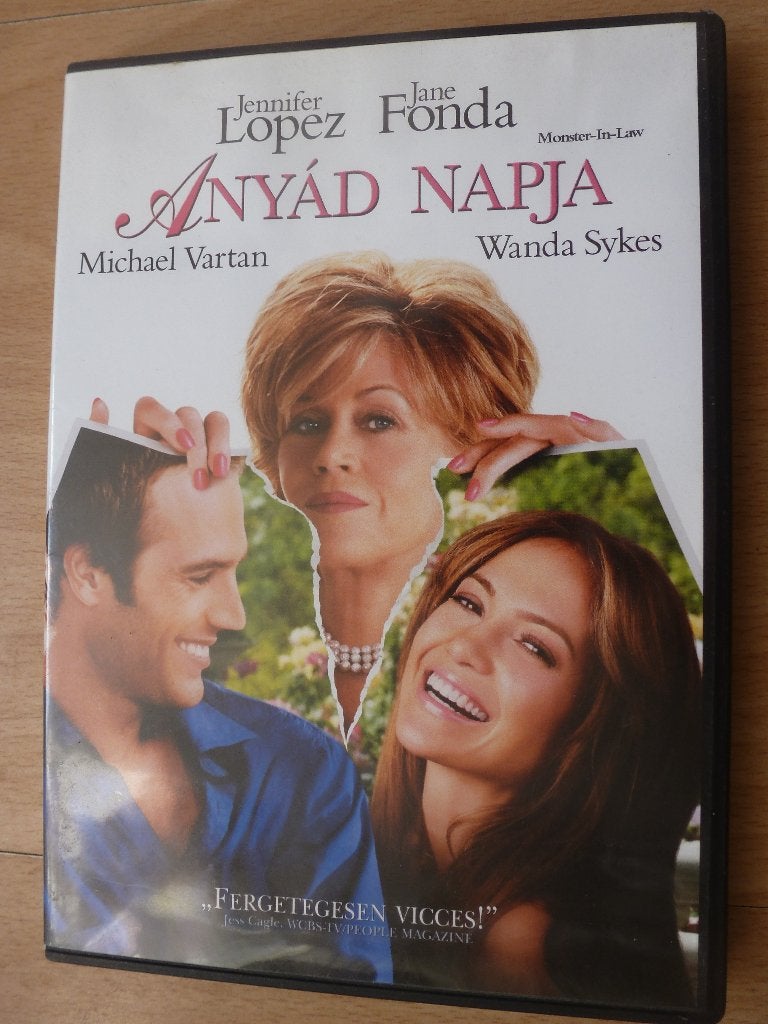 DVD Monster-in-Law - Anyád napja - Jennifer Lopez Jane Fonda, Vanaf 12 jaar, Ophalen of Verzenden, Zo goed als nieuw, Romantische komedie