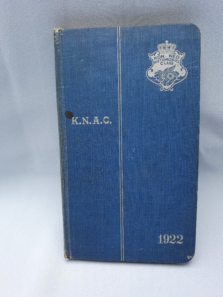 Vintage Handboek 1922 KNAC, Verzamelen, Verzenden, Gebruikt, Auto's