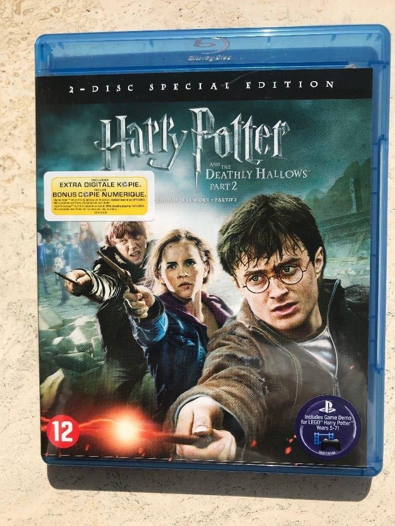Harry Potter and the Deadly Hallows Part 2 ( 2 Blu Ray Box ), Ophalen of Verzenden, Zo goed als nieuw, Avontuur, Boxset