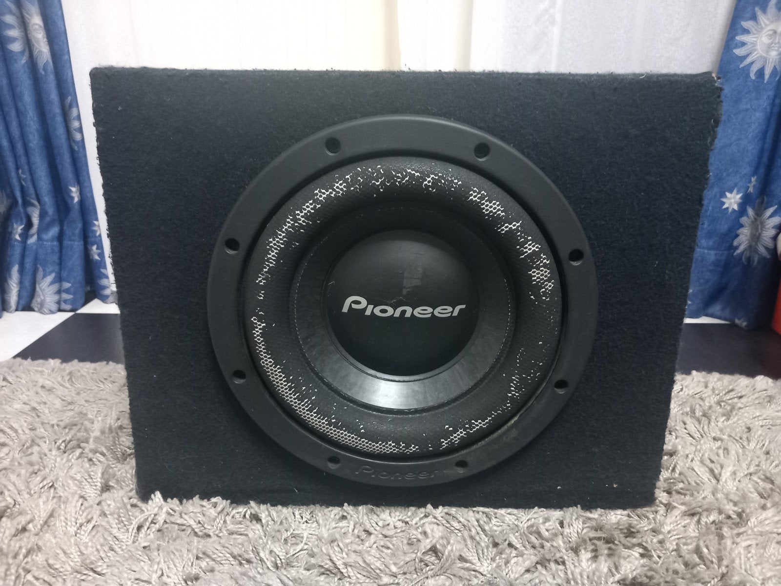 Pioneer Subwoofer met BM Audio 3300W Versterker, Ophalen, Gebruikt