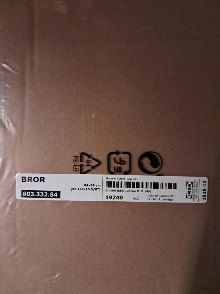IKEA BROR plank 84x39 cm - Nieuw in verpakking, Ophalen of Verzenden, Nieuw