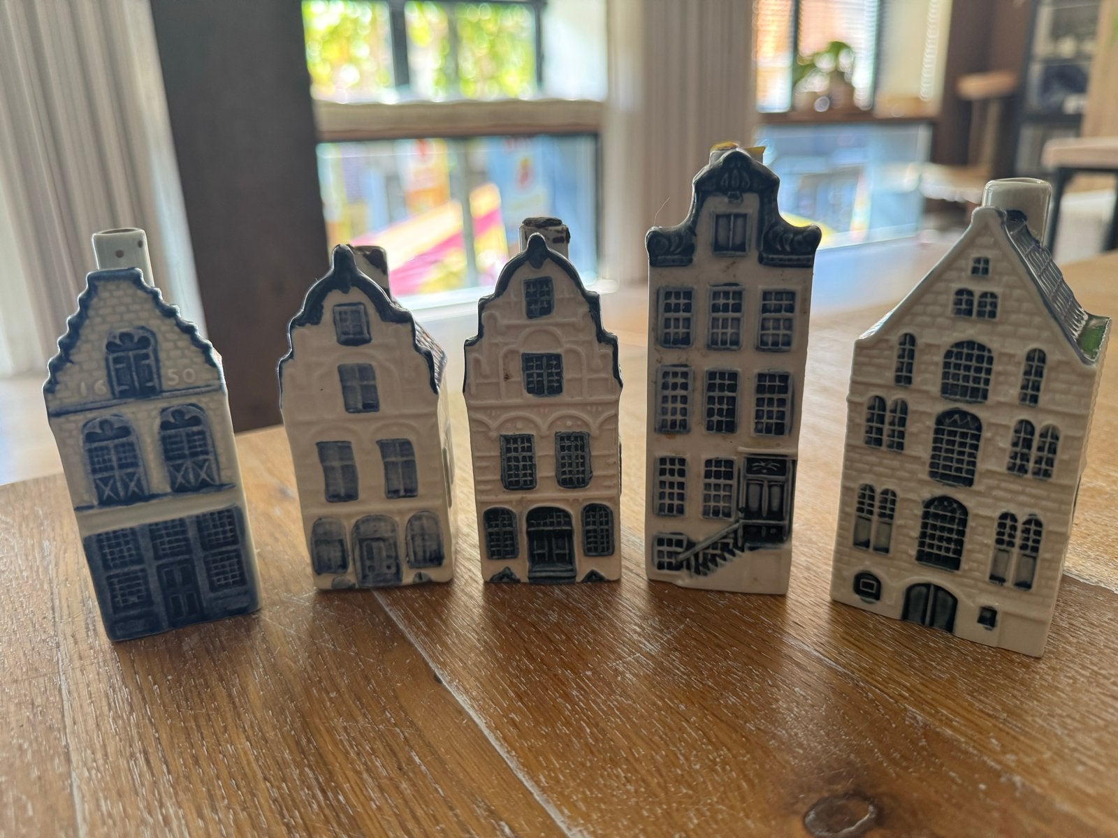 KLM oude varianten klm huisjes - set van 5, Ophalen of Verzenden, Zo goed als nieuw, Overige typen