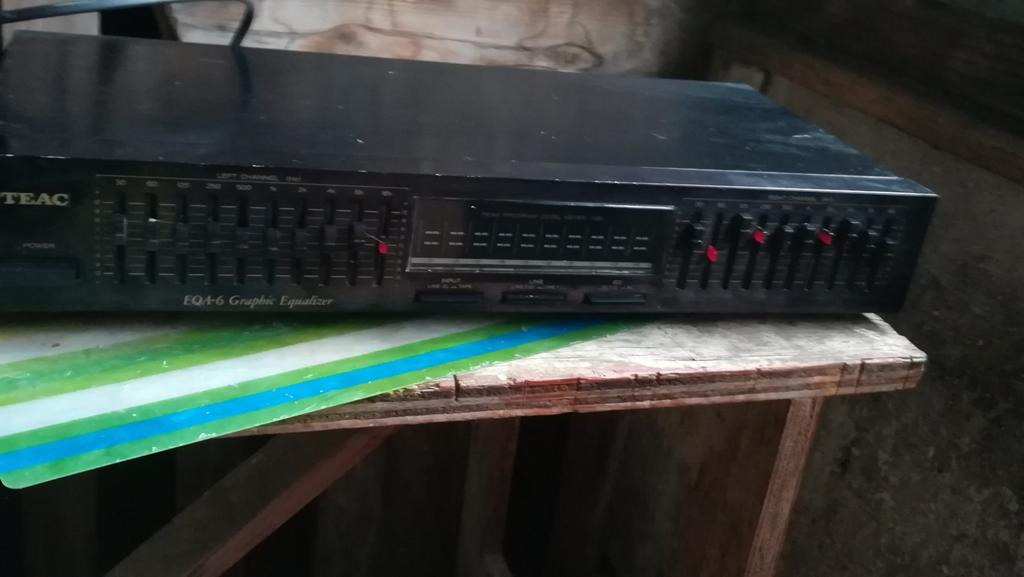 Teac eqa-6 equalizer, Ophalen, Gebruikt