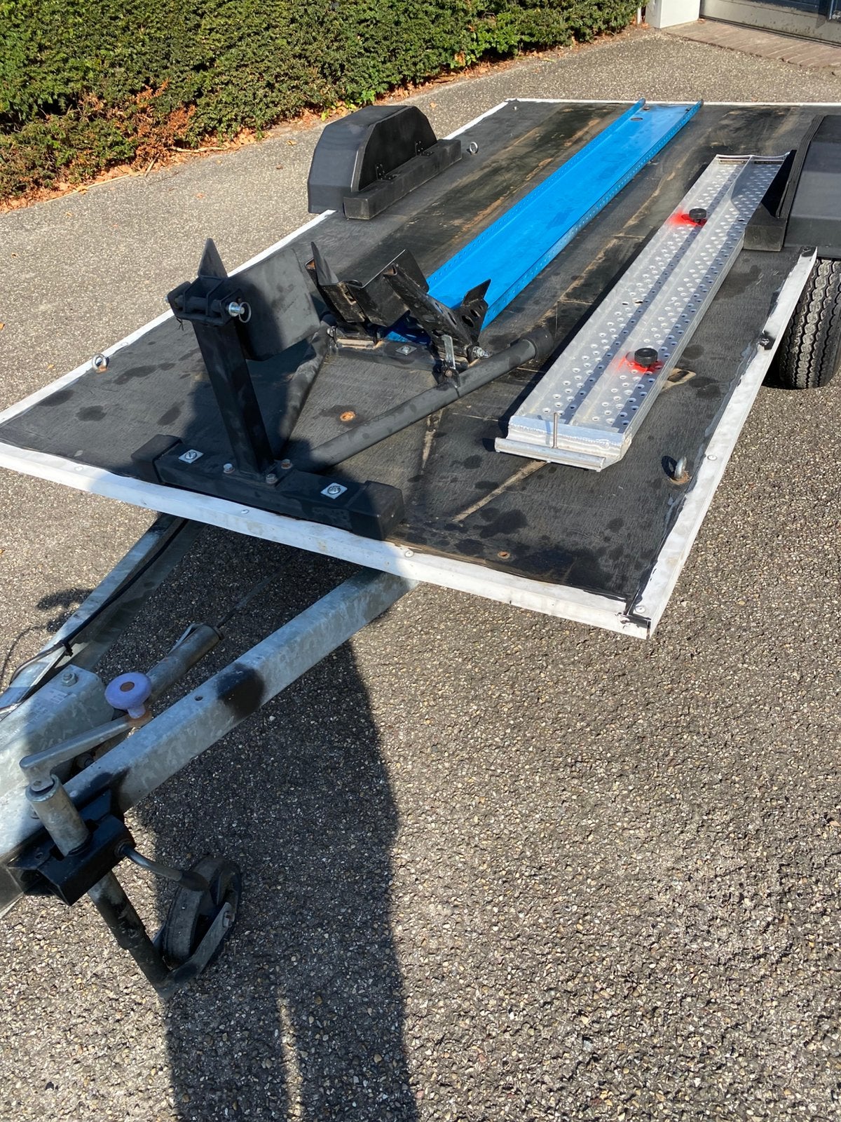 Motor aanhangwagen  trailer, Ophalen, Gebruikt