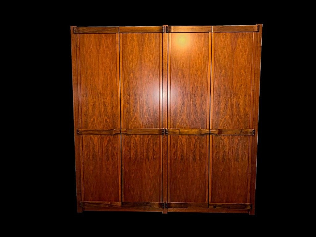 Zeer zeldzame vintage kledingkast design Franz Axel Spoll, Ophalen, Met deur(en), Gebruikt, 200 cm of meer