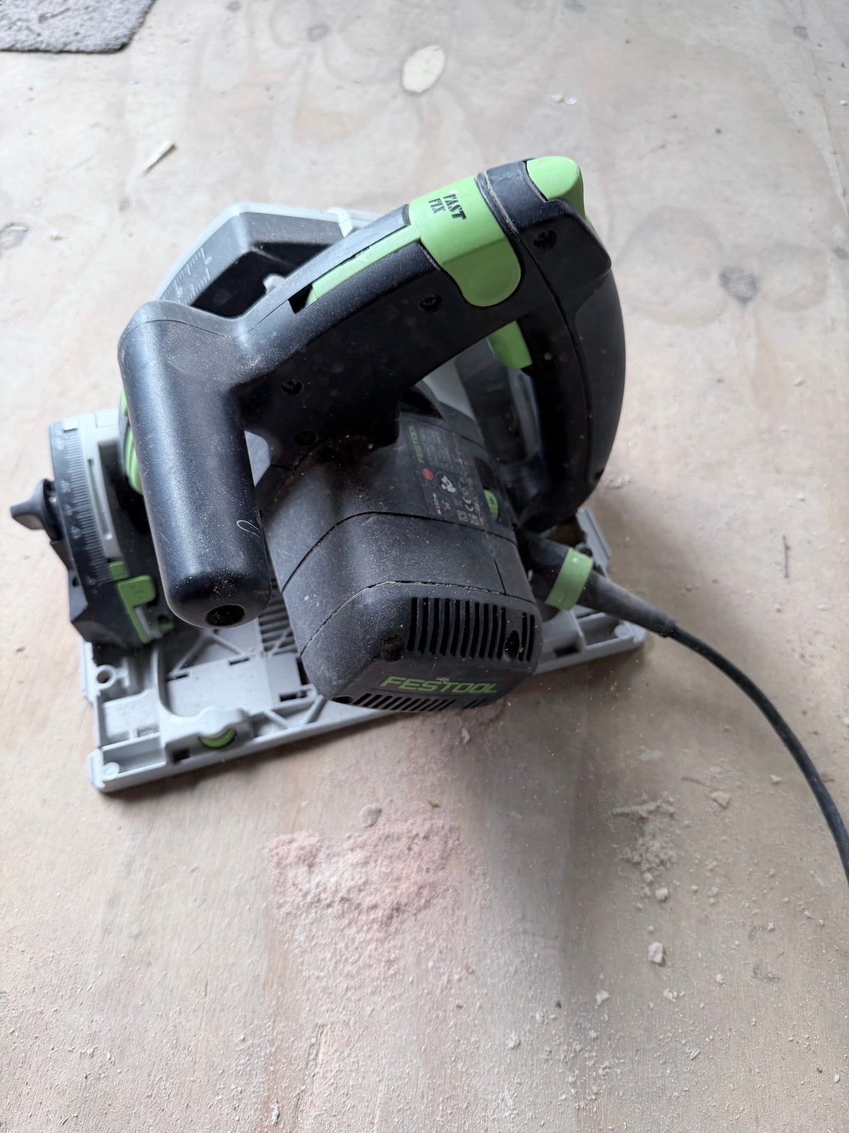 Festool Invalzaag TS 55 REBQ - Krachtige Precisiezaag, Gebruikt, Invalzaag, Ophalen of Verzenden, 30 tot 70 mm