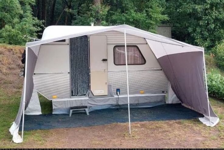 Kip KL34 de luxe lichte caravan uit 1987, Caravans en Kamperen, Overige typen, Kip, Kleine zit, Particulier