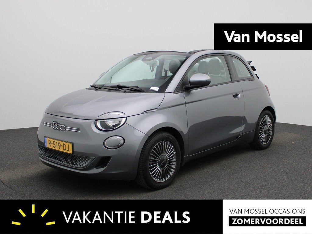 Fiat 500 C Icon 42 kWh | Apple/Android Play | Cruise | DAB |, Auto's, Fiat, 12 maanden, Stof, 4 stoelen, Automatische klimaatregeling