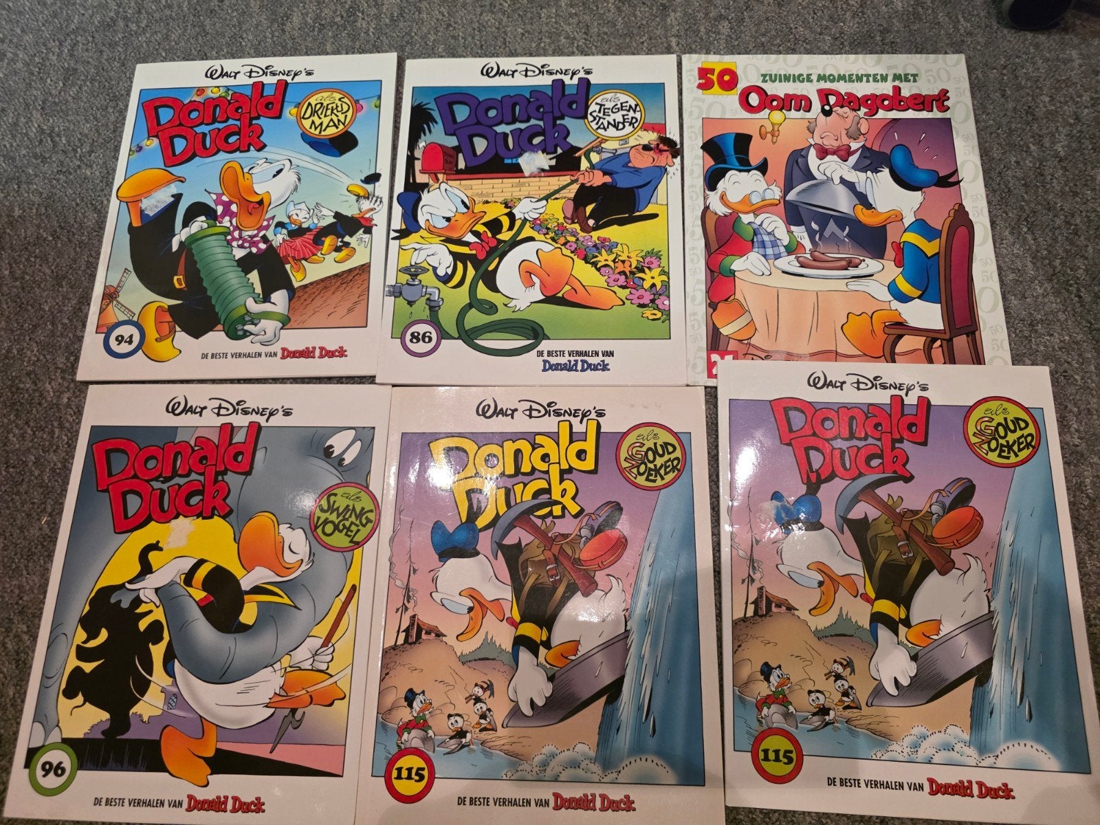 nieuw 6x Donald duck waarvan 5x beste verhalen en 1 oom dago, Meerdere comics, Ophalen of Verzenden, Nieuw, Europa