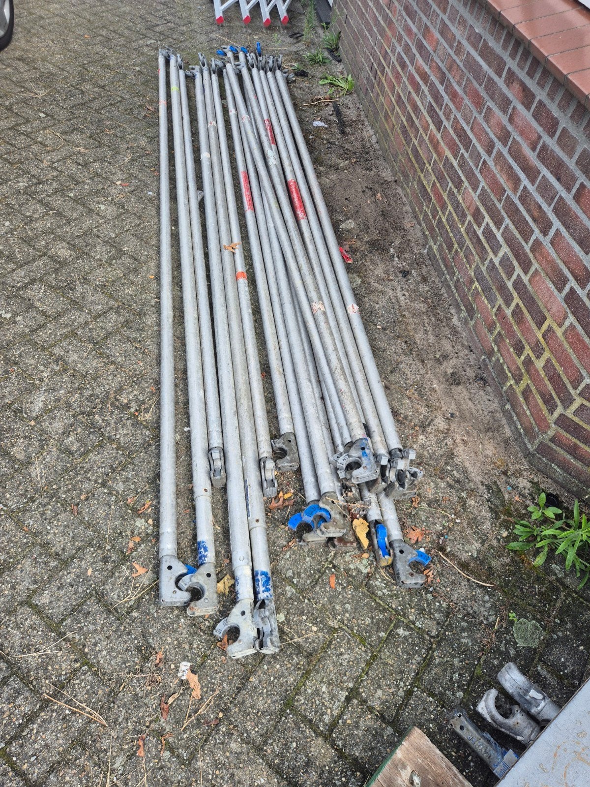 rolsteiger layher schoren liggers, Ophalen, Gebruikt, 4 meter of meer