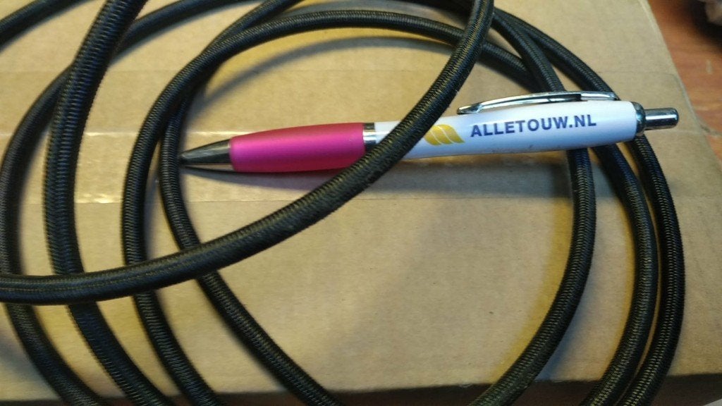 Elastiek 6 mm zwart shockcord, Info@alletouw.nl, Nieuw, Ophalen of Verzenden, Trekwei 13
