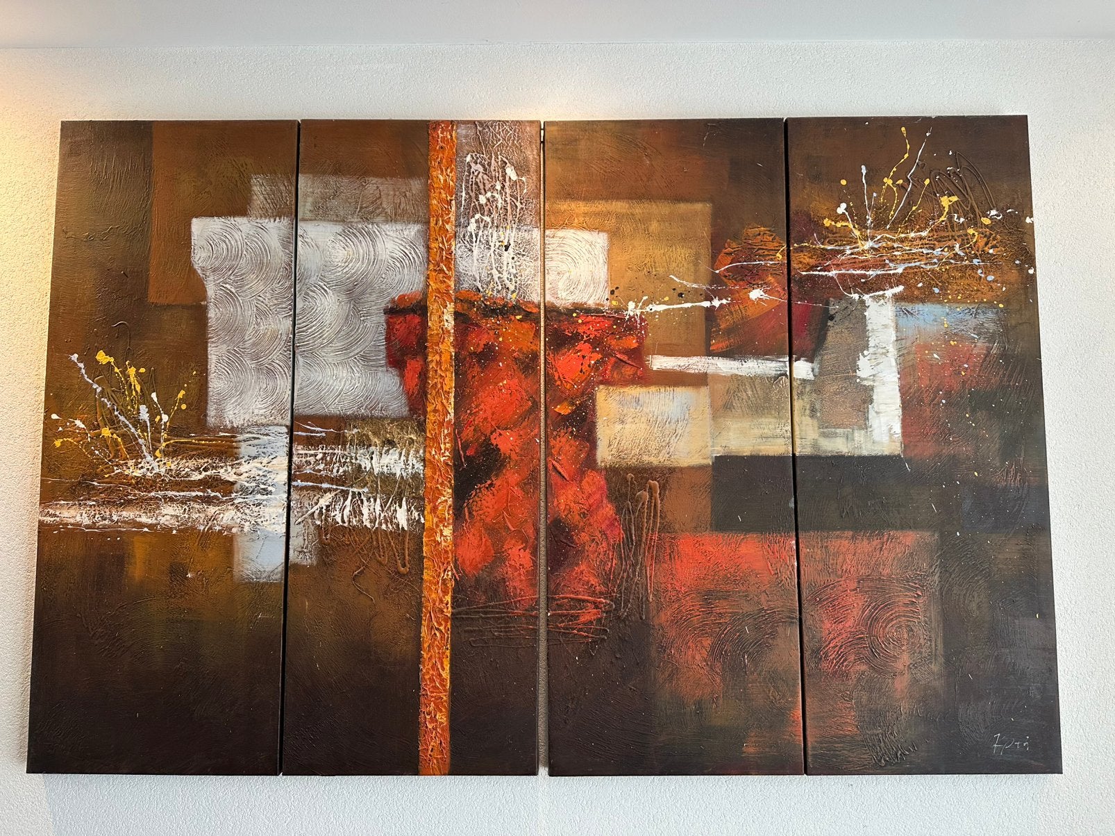 Mooi schilderij, Antiek en Kunst, Kunst | Schilderijen | Abstract, Ophalen