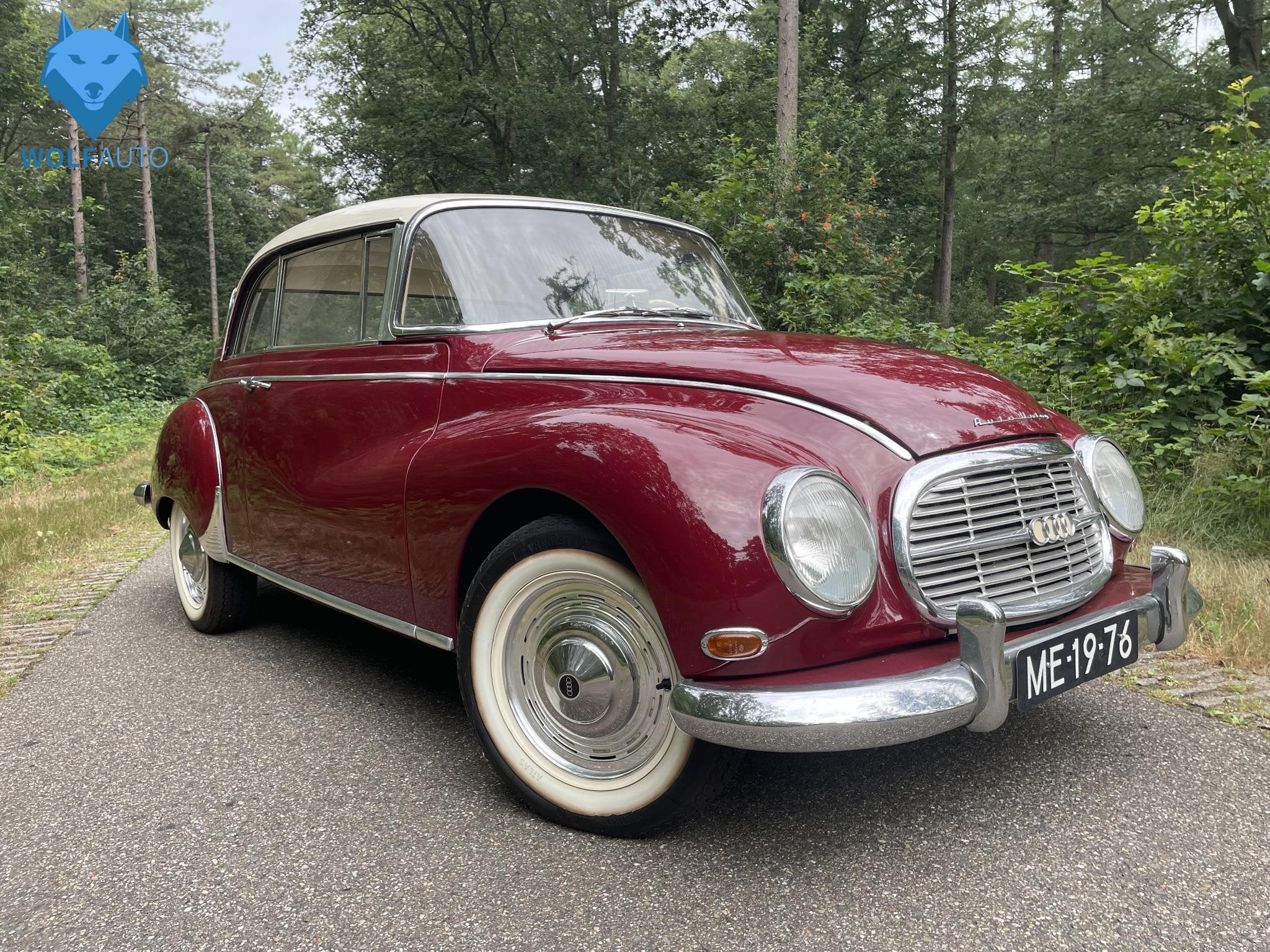 Auto union 1000 super Audi DKW NIEUWSTAAT! ZELDZAAM, Stof, Gebruikt, Overige carrosserieën, Origineel Nederlands