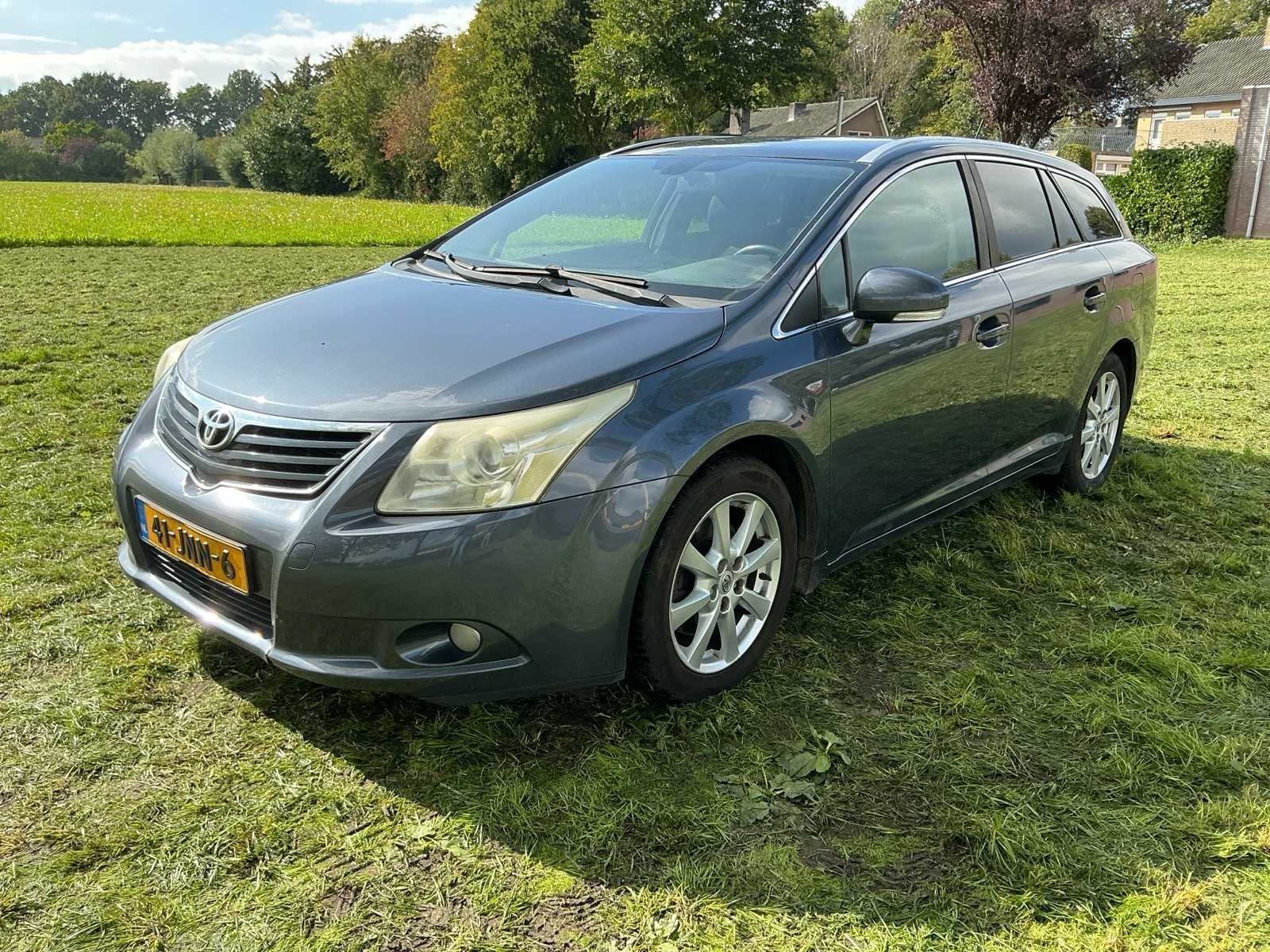 2009 Toyota Avensis Wagon 2.2 D-4D Pan.Bns.Sp. Personenauto, Auto's, Voorwielaandrijving, 150 pk, Blauw, Origineel Nederlands