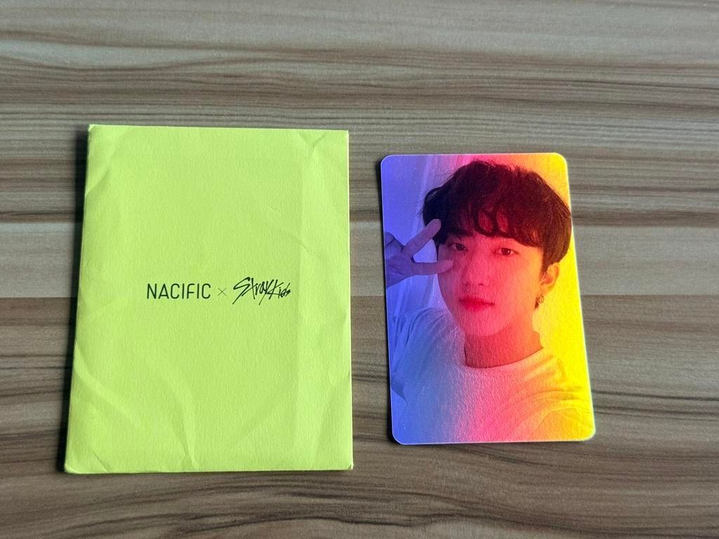 Stray Kids Changbin shinny photo card nacific, Ophalen of Verzenden, Zo goed als nieuw, Foto of Kaart