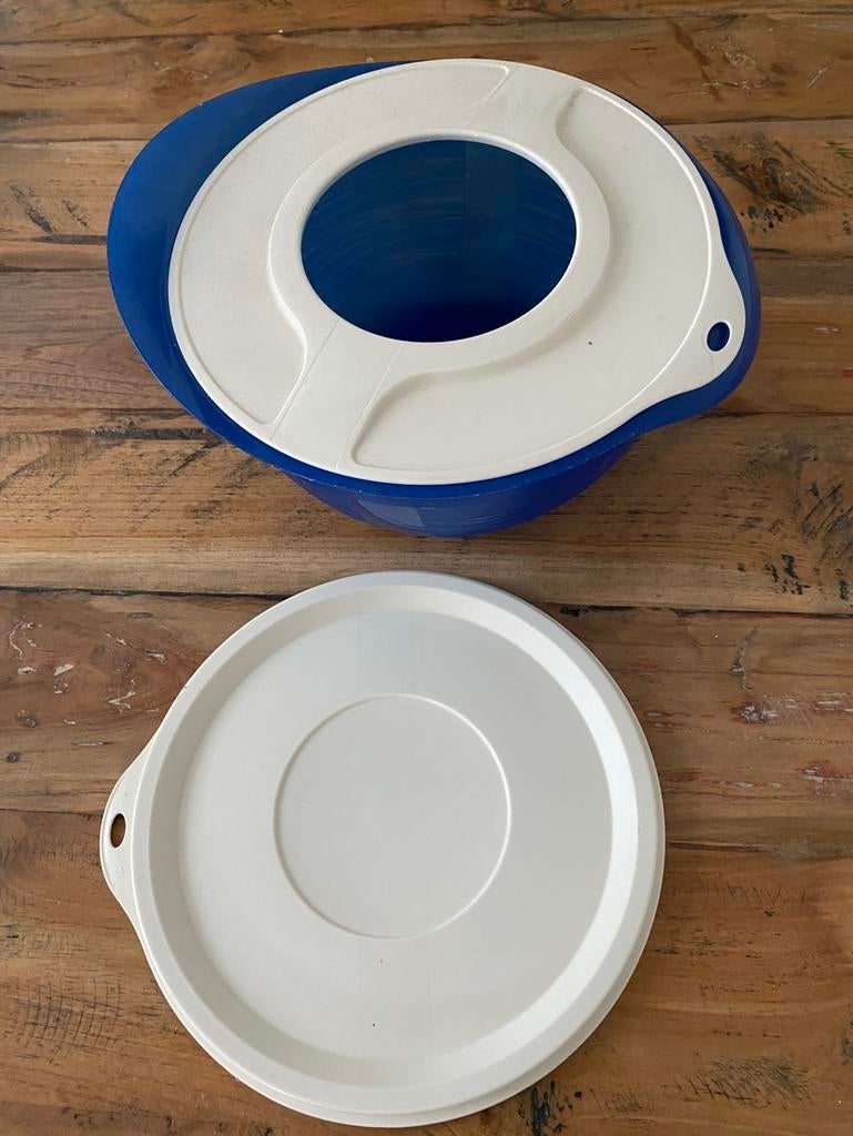 Tupperware mengkom, Ophalen of Verzenden, Blauw, Overige typen
