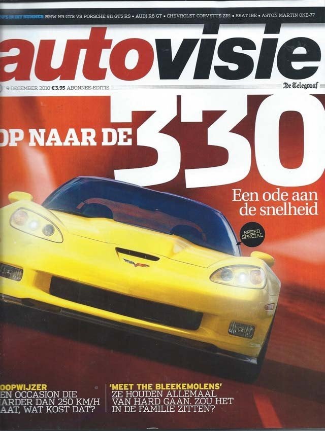 Autovisie 25 2010 : BMW M3 GTS - Porsche 911 GT3 RS - Ford, Ophalen of Verzenden, Gelezen, Algemeen