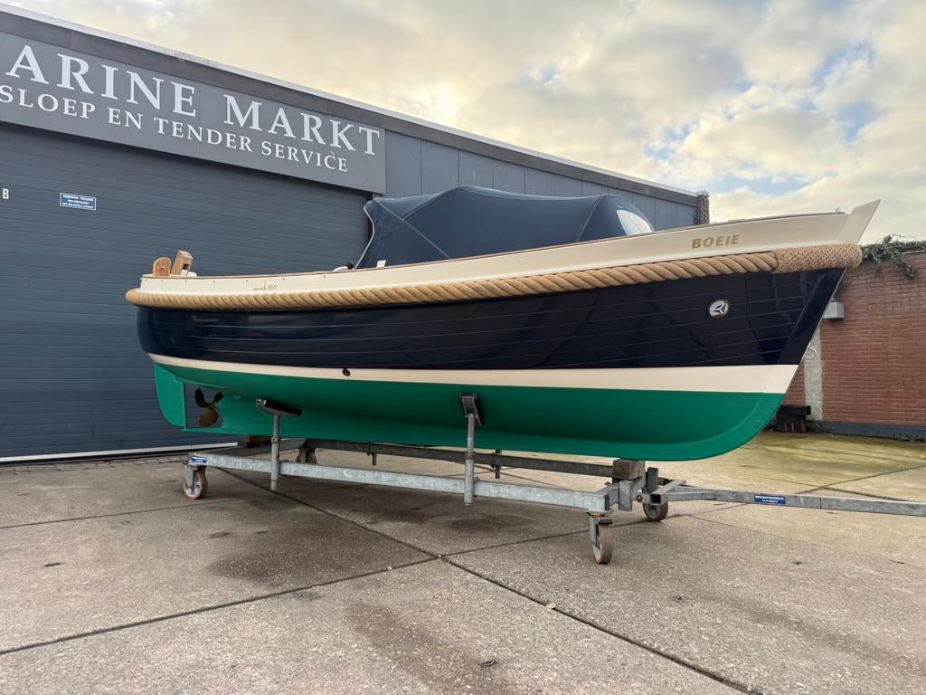Prachtige Van Wijk 550 sloep 2001 Yanmar inboard, Watersport en Boten, Sloepen, Zo goed als nieuw, Diesel, Polyester, Binnenboordmotor