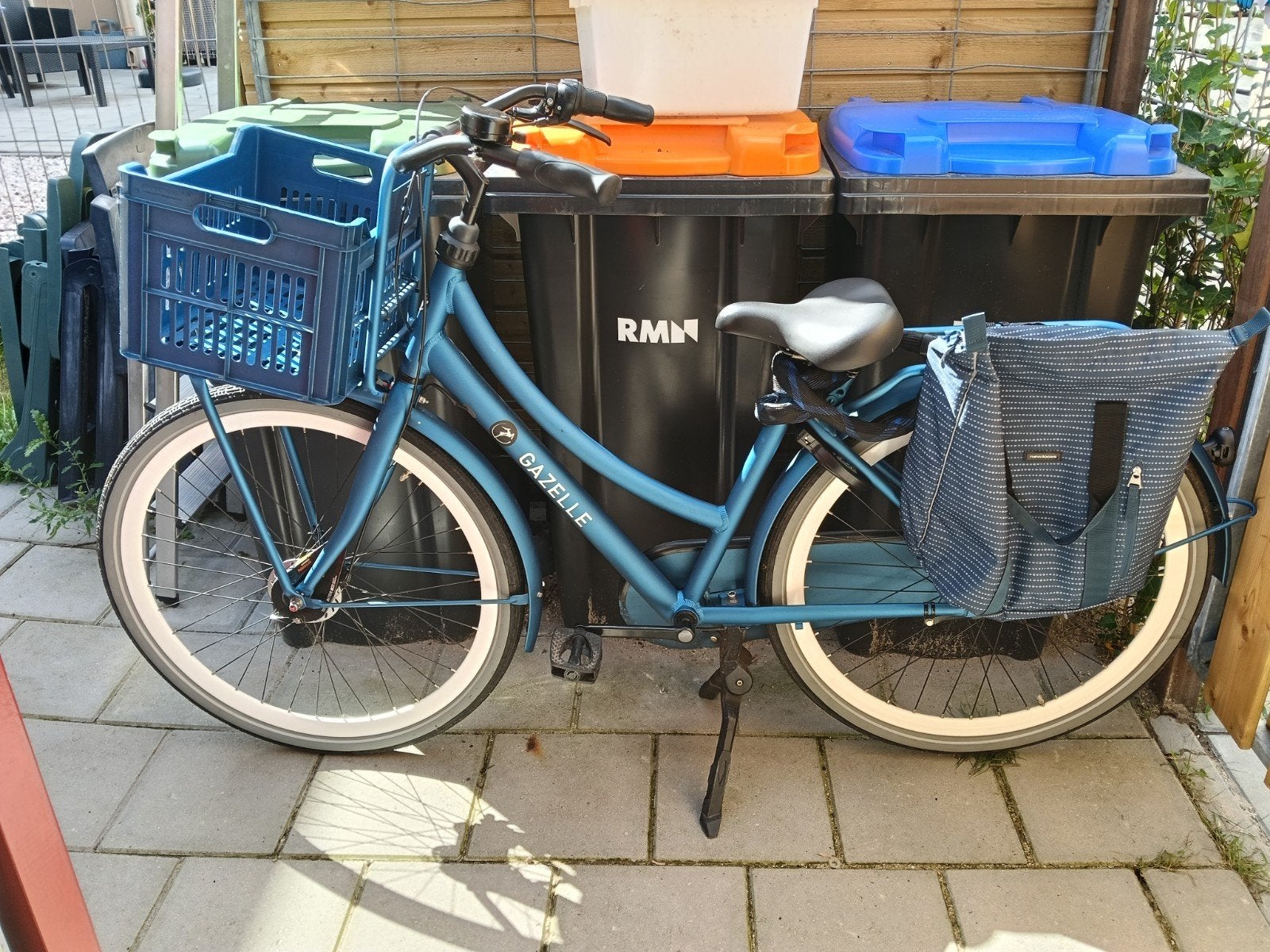 zeer mooie gazelle 50cm, Terugtraprem, Zo goed als nieuw, Gazelle Puur NL, Handrem