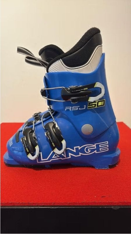Lange RSJ 50  Kinder Skischoenen maat 17/18.5 Gebruikt, Sport en Fitness, Overige merken, France, Gebruikt, 100 tot 140 cm