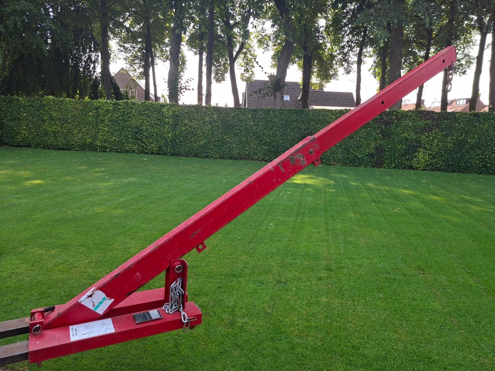 Kraanarm IKBV-V 1.6 voor heftruck - Indapp, Ophalen