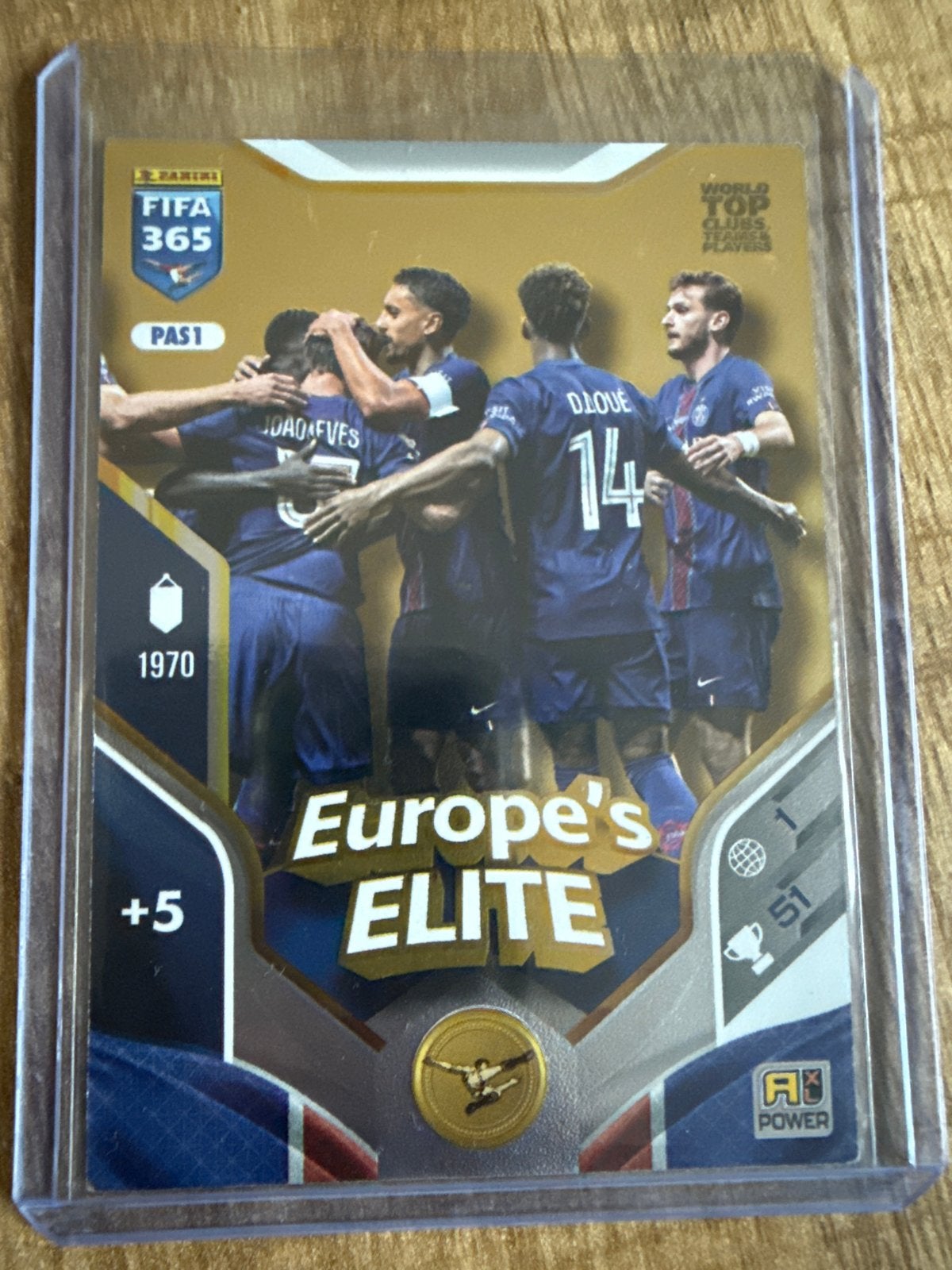 Panini FIFA 365 Adrenalyn XL Europe's Elite Spelerskaart, Ophalen of Verzenden, Zo goed als nieuw, Buitenlandse clubs, Spelerskaart