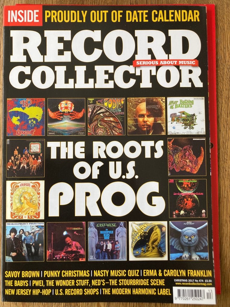 Record Collector 474 Xmas 2017 US Prog Rock Progressive, Boeken, Ophalen of Verzenden, Gelezen, Muziek, Film of Tv