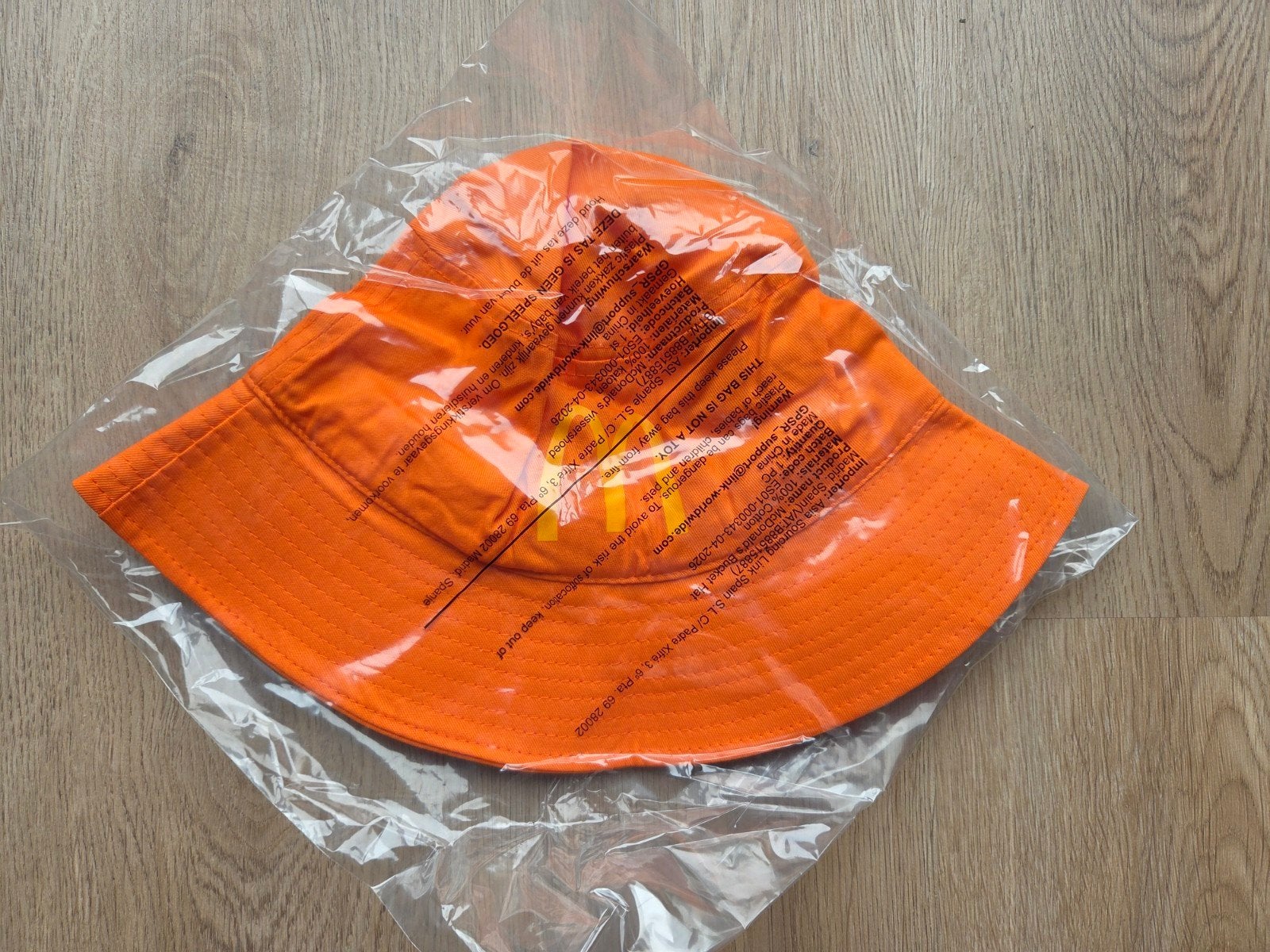 Nieuwe Oranje Bucket Hat - MC Donald's, Ophalen of Verzenden, Nieuw