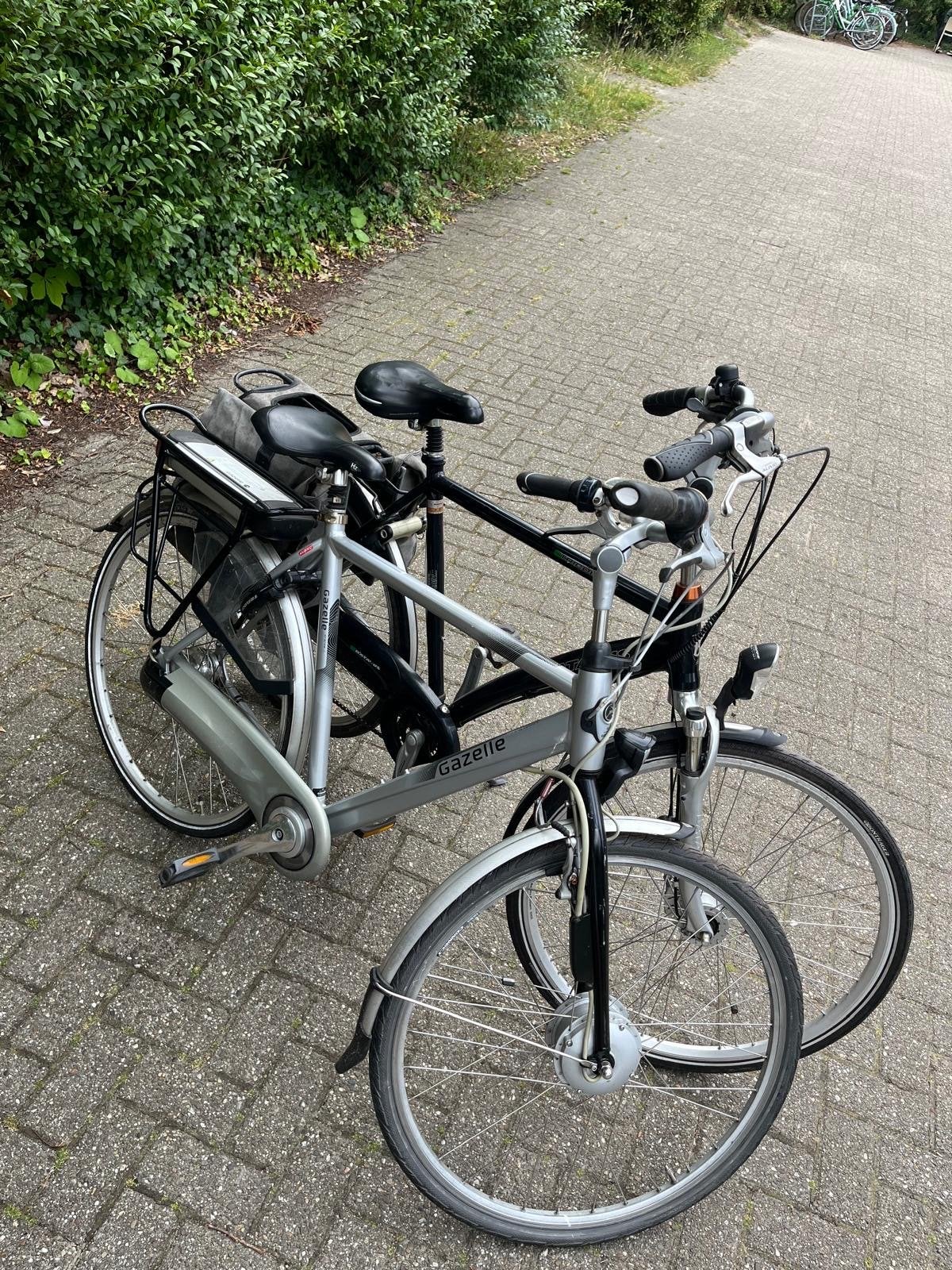 elektrische fiets zonder oplader en herenfiets, Ophalen, Gebruikt, Gazelle