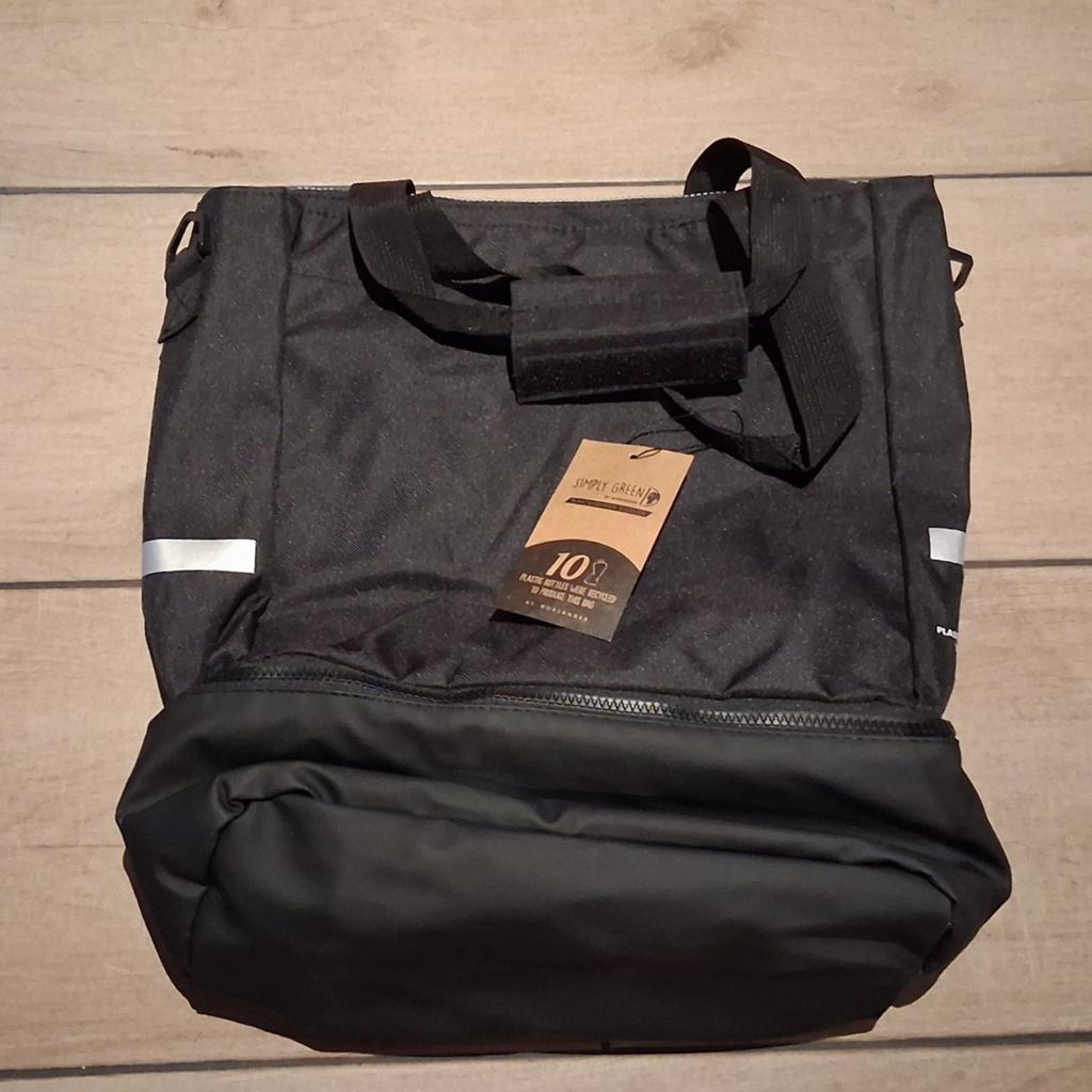 Nieuwe Nörlander Simply Green Fietstas Zwart - Gerecycled, Ophalen of Verzenden, Nieuw, Nörlander