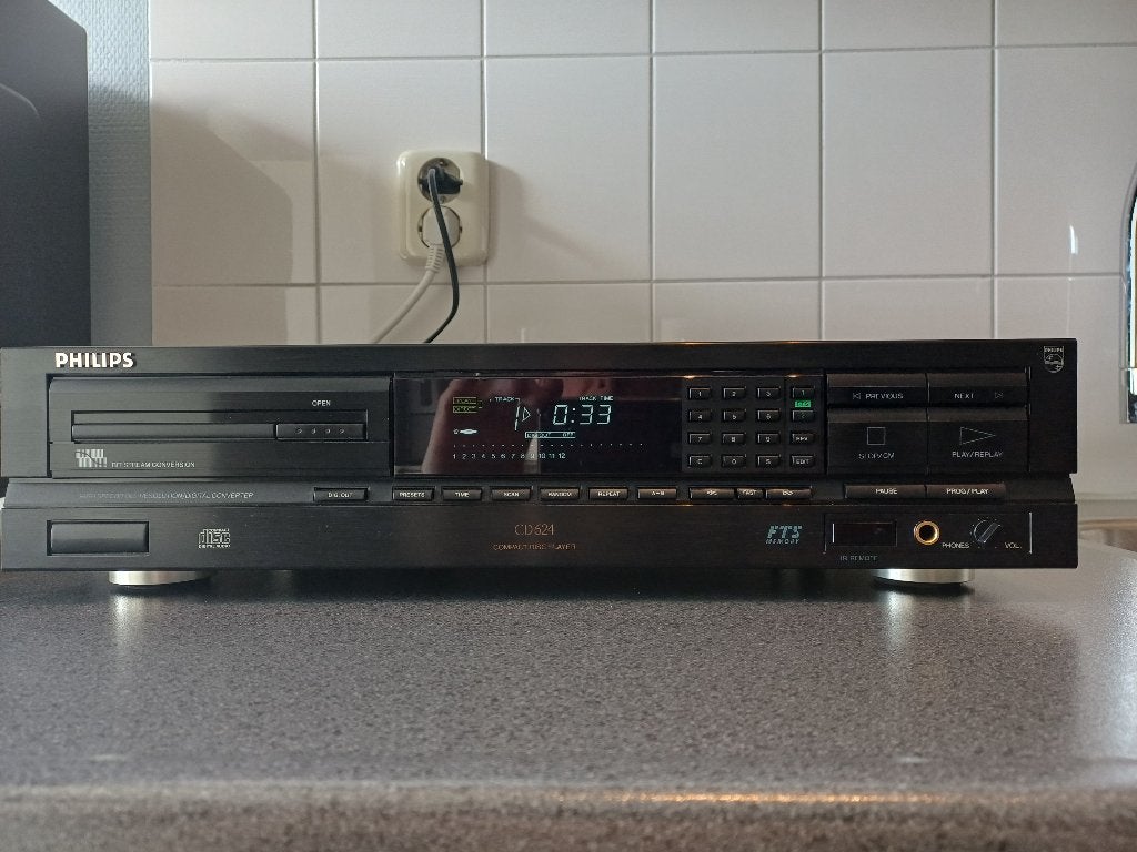 Philips CD-624 CD-Speler, Ophalen, Refurbished, Philips
