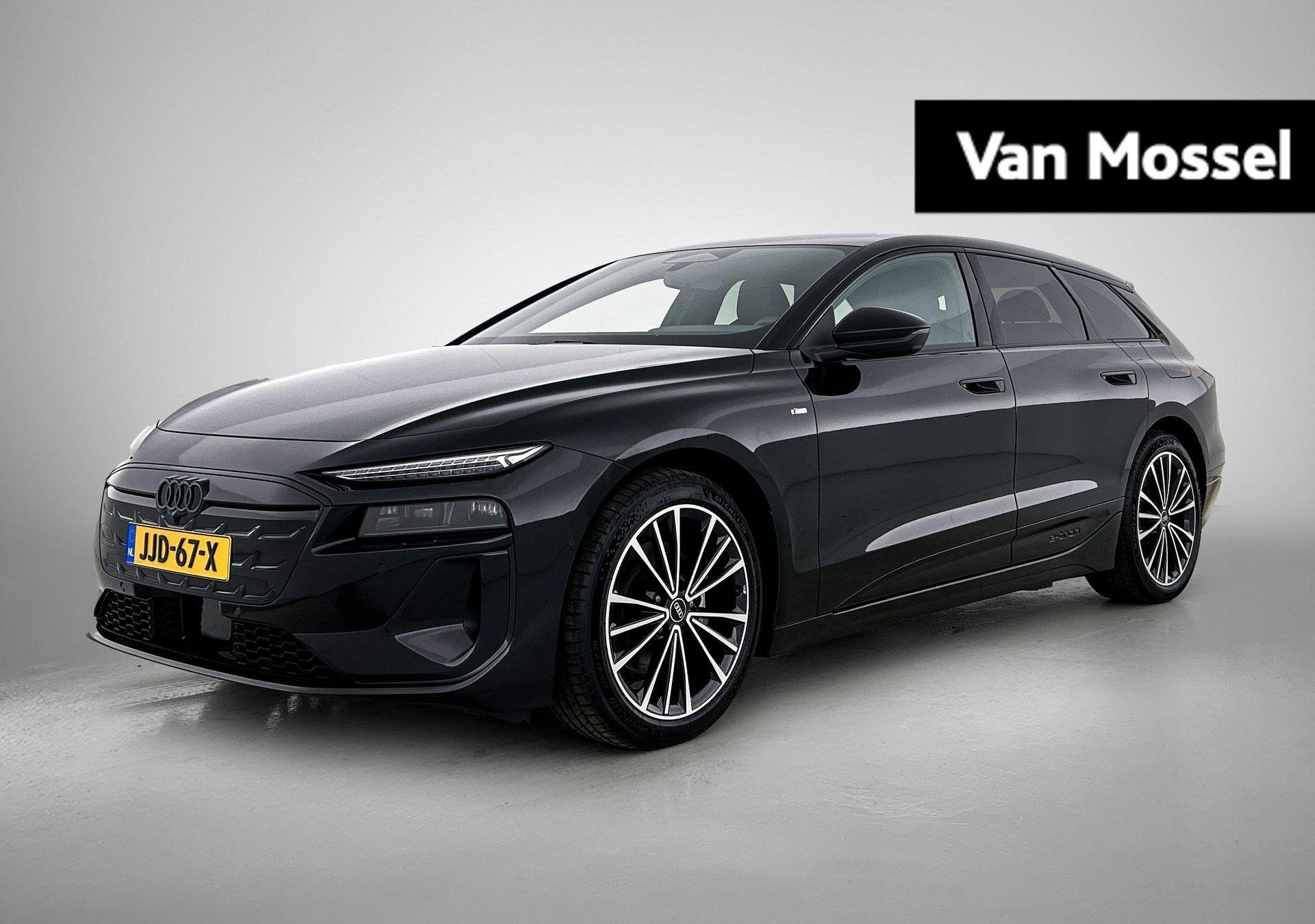 Audi A6 Avant e-tron S edition 83 kWh | Adaptive cruise cont, Auto's, 12 maanden, Achterwielaandrijving, Gebruikt, Zwart