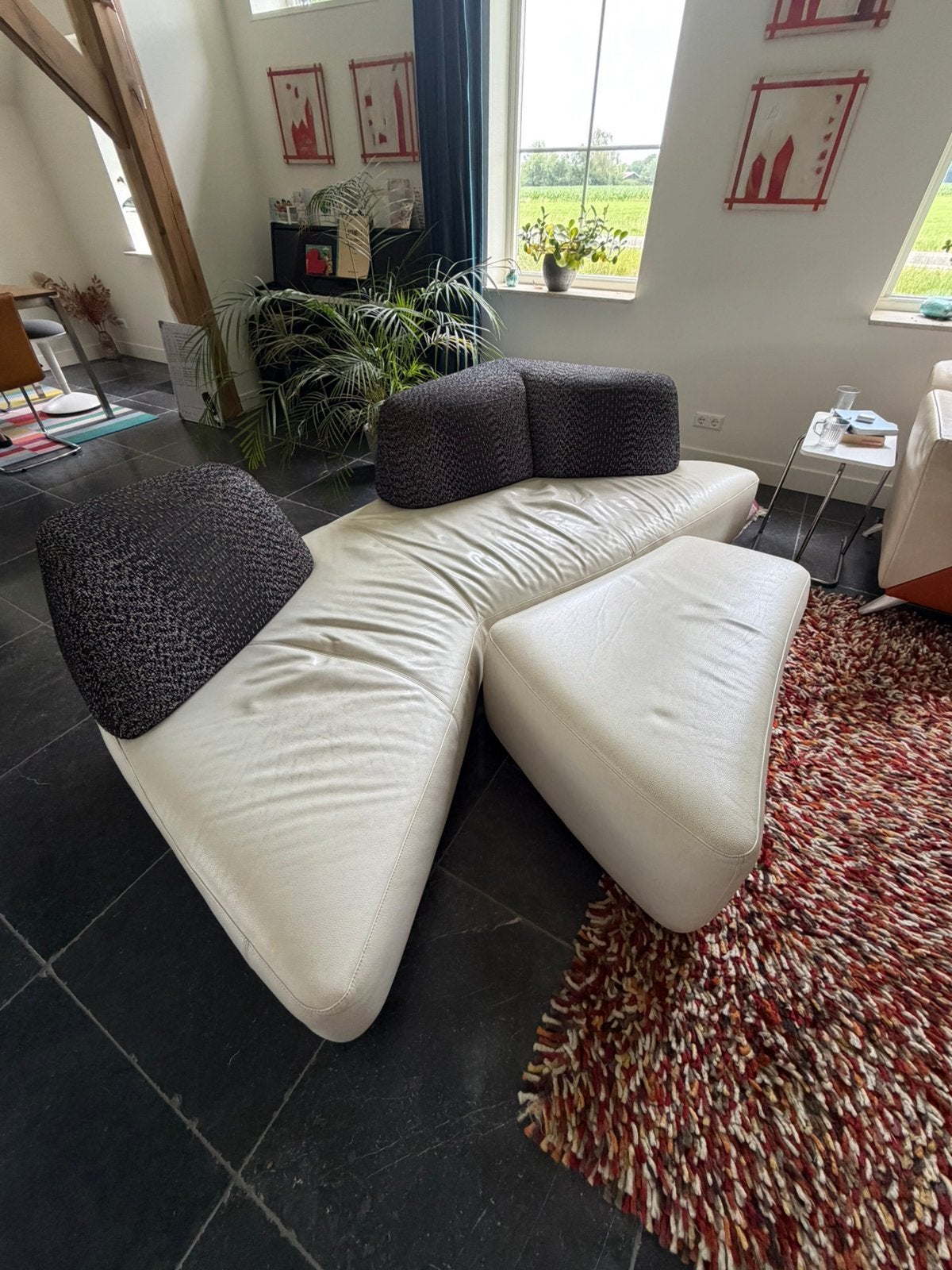 Leolux Archipel + Archipel Hocker, Ophalen, Design, Driepersoons, Zo goed als nieuw