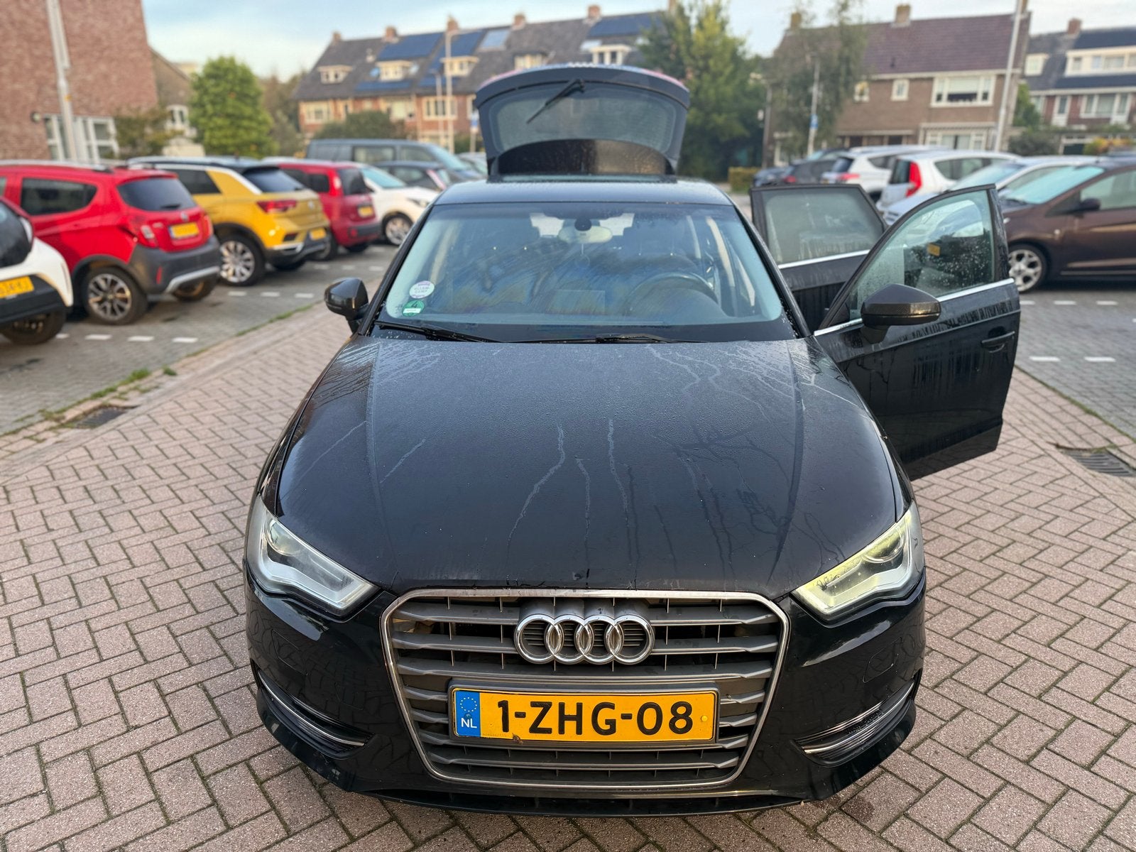 Audi A3 1.4TFSI G-tron 81KW SB S-tro 2014 Zwart, Auto's, 4 cilinders, Overige brandstoffen, Zwart, Origineel Nederlands