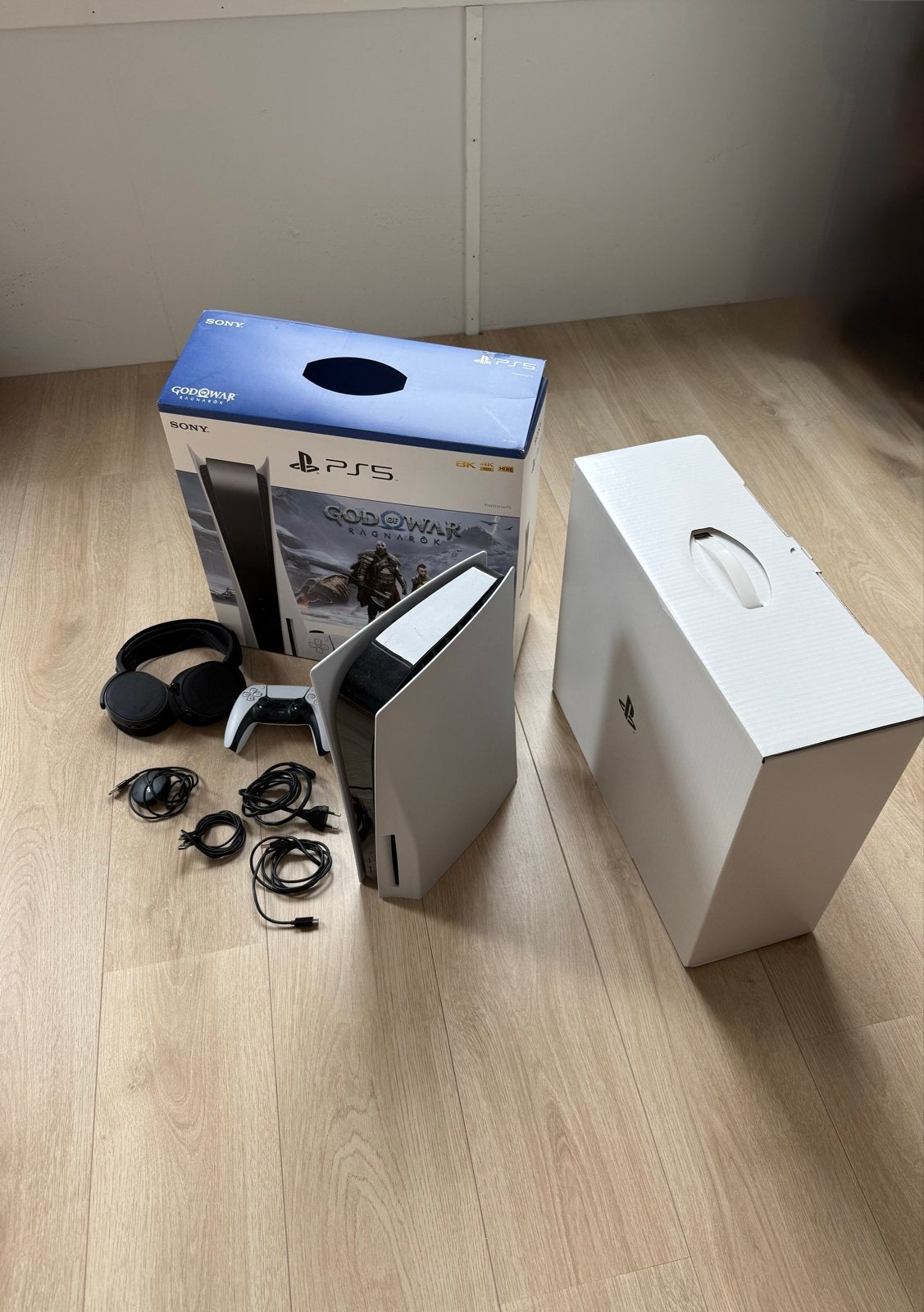PS5 Digital + God of War Ragnarök + SteelSeries Arctis 7, Ophalen, Nieuw, Playstation 5 Digital