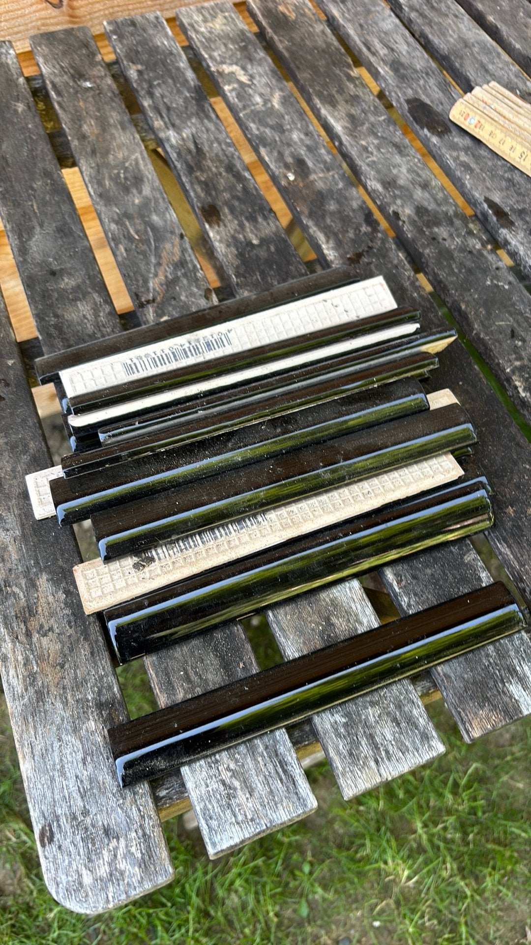 19x Listello B-940 zwart 1,2x20 cm, Ophalen of Verzenden, Nieuw