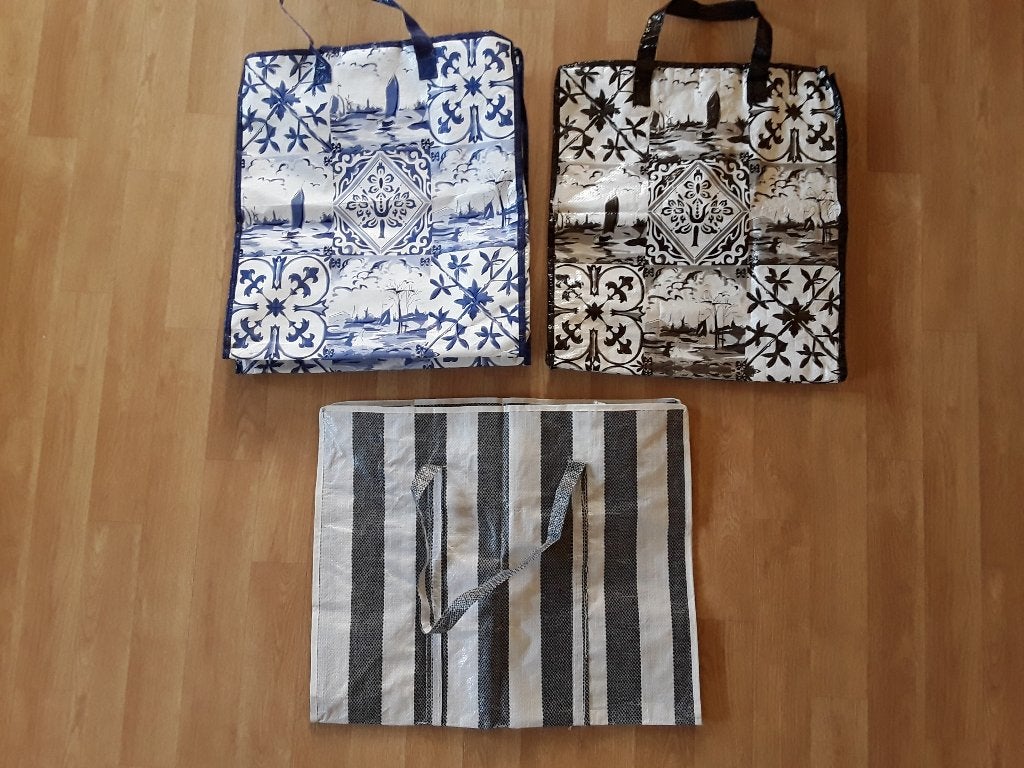 3 grote tassen met rits nieuw, Ophalen of Verzenden, Nieuw