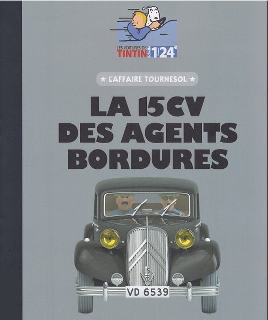 Kuifje Auto 1:24 De Citroen 15 CV van de Bordurische agenten, Niet ingevuld, Nieuw, Niet ingevuld, Niet ingevuld