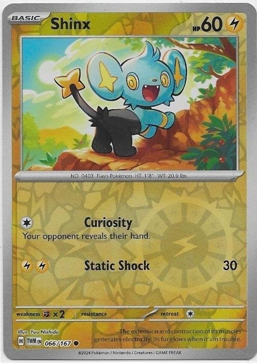 Twilight Masquerade,  Shinx [reverse] 66/167, Verzenden, Nieuw, Losse kaart