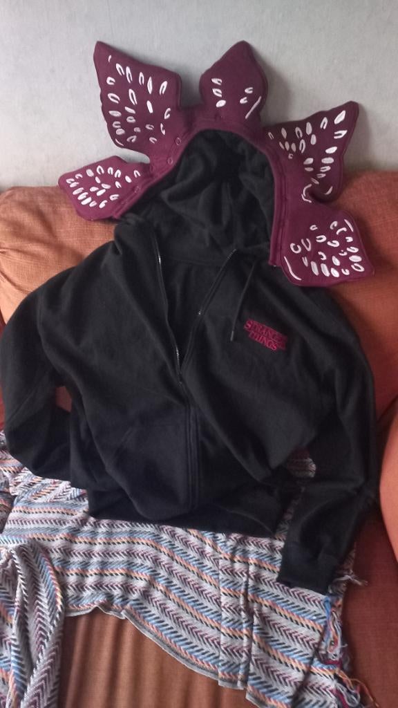 Vest hoodie Stranger Things, Zwart, Ophalen of Verzenden, Difuzed, Maat 56/58 (XL)