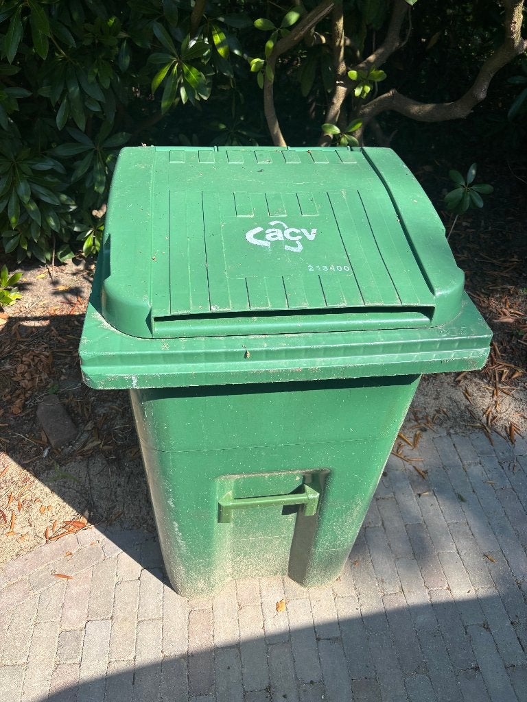 Afvalcontainer kleur groen, 40 liter of meer, Ophalen, Gebruikt, Kunststof