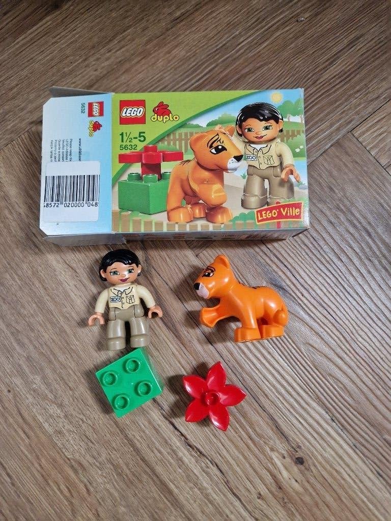 Lego Duplo 5632 Dierentuin Verzorger met Leeuw, Gebruikt, Overige thema's, Ophalen of Verzenden, Duplo