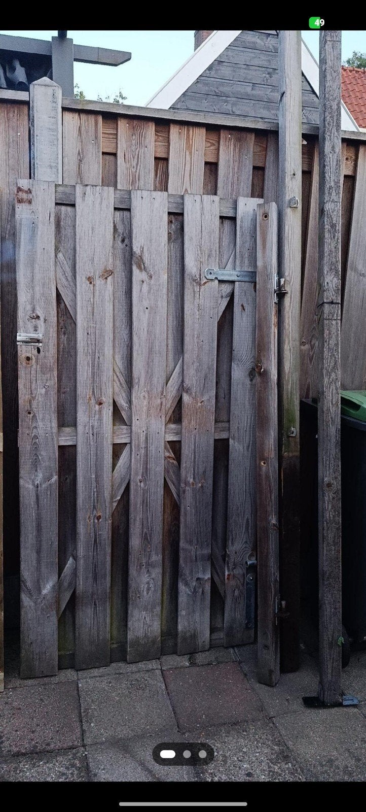 Schutting, Ophalen, Hout, Minder dan 3 meter, 1 tot 2 meter