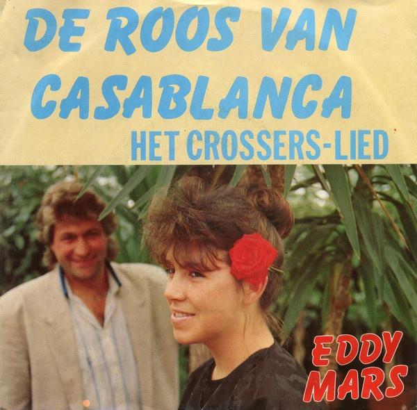 Piraten Single (1988) Eddy Mars - De Roos van Casablanca., Gebruikt, Fotohoes, 7 inch, Ophalen of Verzenden