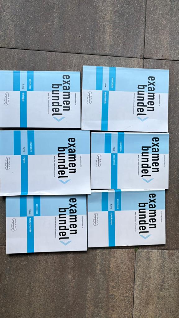 Examenbundels HAVO 2019/2020, Ophalen, Zo goed als nieuw, HAVO